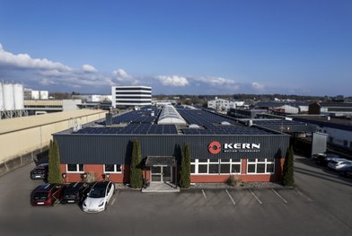 Exterior view of the Kern Motion Technology company building